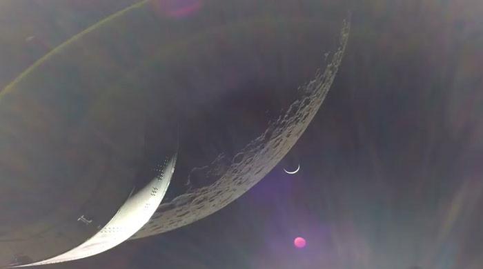 ناسا کے چاند پر بھیجے گئے مشن کی ایک اور حیران کن سیلفی