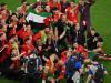 فیفا ورلڈکپ: مراکشی کھلاڑیوں نے فتح کے بعد فلسطین کا جھنڈا لہرا دیا