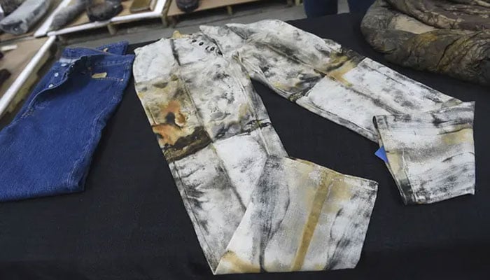The jeans were auctioned off in early December / AP Photo
