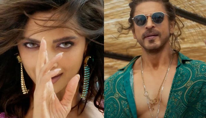 Fans were stunned to see King Khan's new look in the song - Photo: File
