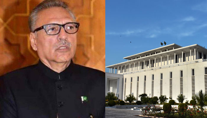 صدر کا یہ بیان کہ سابق آرمی چیف اور ان کی ٹیم نے سینیٹ، عام انتخابات میں پی ٹی آئی کی مددکی، توڑ مروڑ کر پیش کیا گیا: اعلامیہ/ فائل فوٹو
