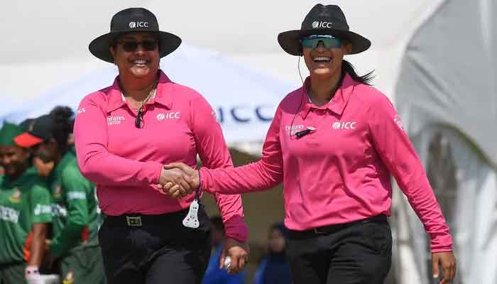 ICC has announced 13 match officials for the Women's T20 World Cup.  Photo file