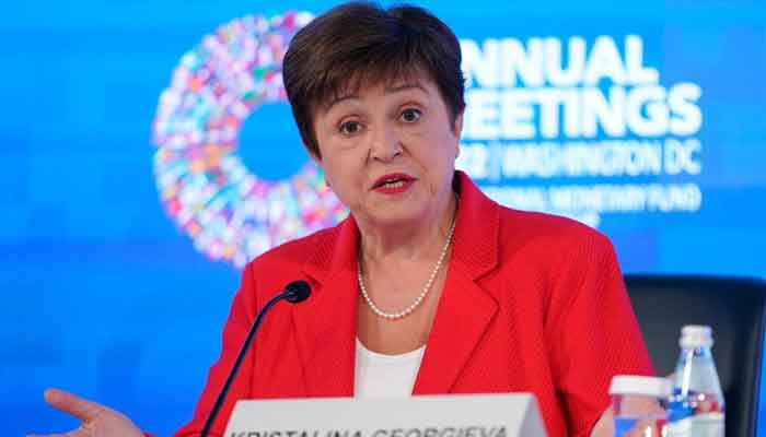 Pakistan needs steps to avoid such a dangerous situation that it has to restructure its debts: Kristalina Georgieva.  Photo file
