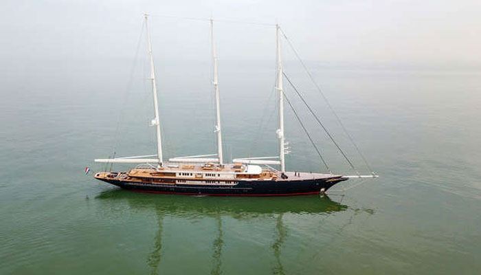 It will be handed over to Jeff Bezos in the next few months / Photo courtesy of Dutch Yachting