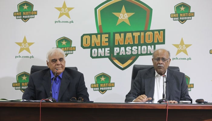بھارت کا مؤقف ہے کہ ایشیا کپ پاکستان سے شفٹ کرنا چاہیے، آئی سی سی اور اے سی سی سے معاملے پر بات کرنا پڑے گی اور کوئی نہ کوئی پوزیشن لینا پڑےگی: نجم سیٹھی—فوٹو: پی سی بی