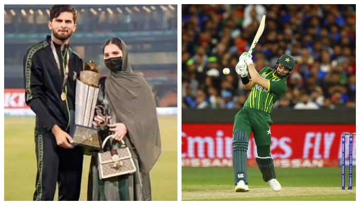 اہین آفریدی سے سوال ہوا کہ انشا کو آپ کی بیٹنگ زیادہ پسند ہے یا بولنگ؟__فوٹو: فائل