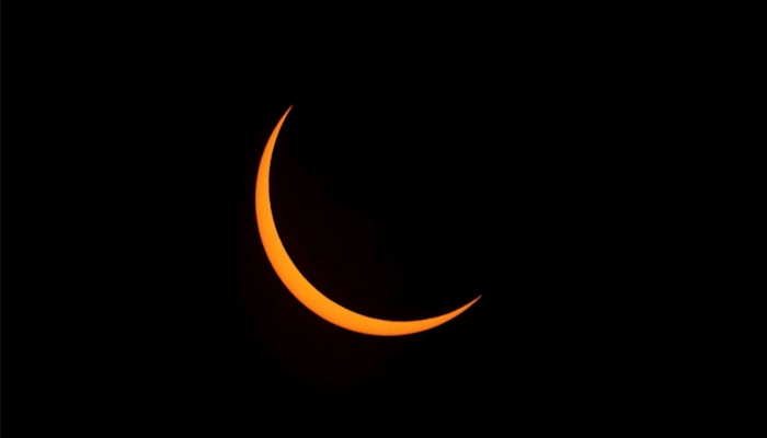 A beautiful view of the solar eclipse in Exmouth, Western Australia / Reuters Photo