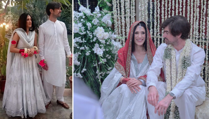 دو روز قبل سابق وزیراعظم و پیپلزپارٹی کے بانی ذوالفقار علی بھٹو کی پوتی و میر مرتضیٰ بھٹو کی بیٹی فاطمہ بھٹو رشتہ ازدواج میں منسلک ہوئی تھیں/فوٹوبشکریہ سوشل میڈیا