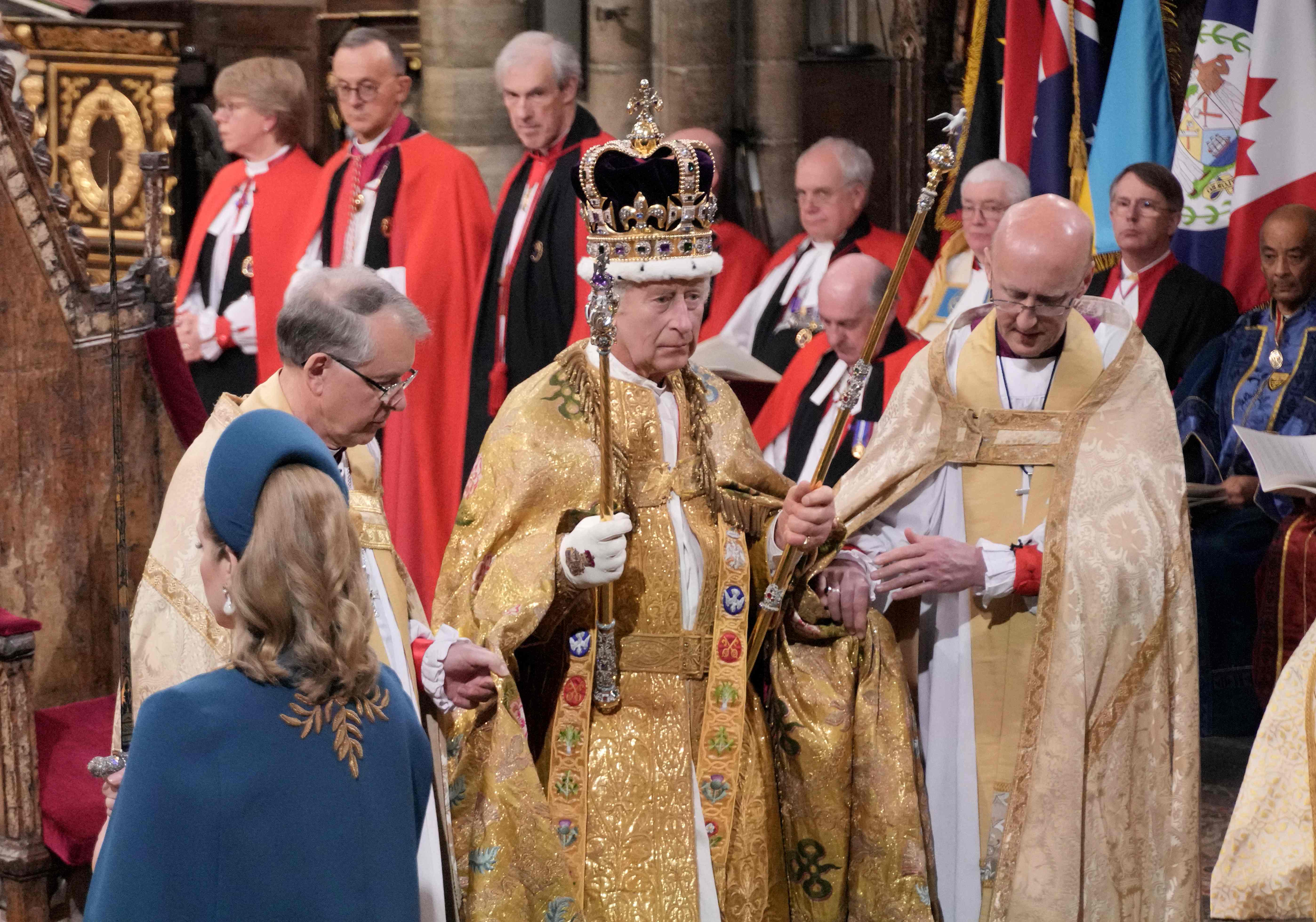 Charles became king after Queen Elizabeth's death in September last year