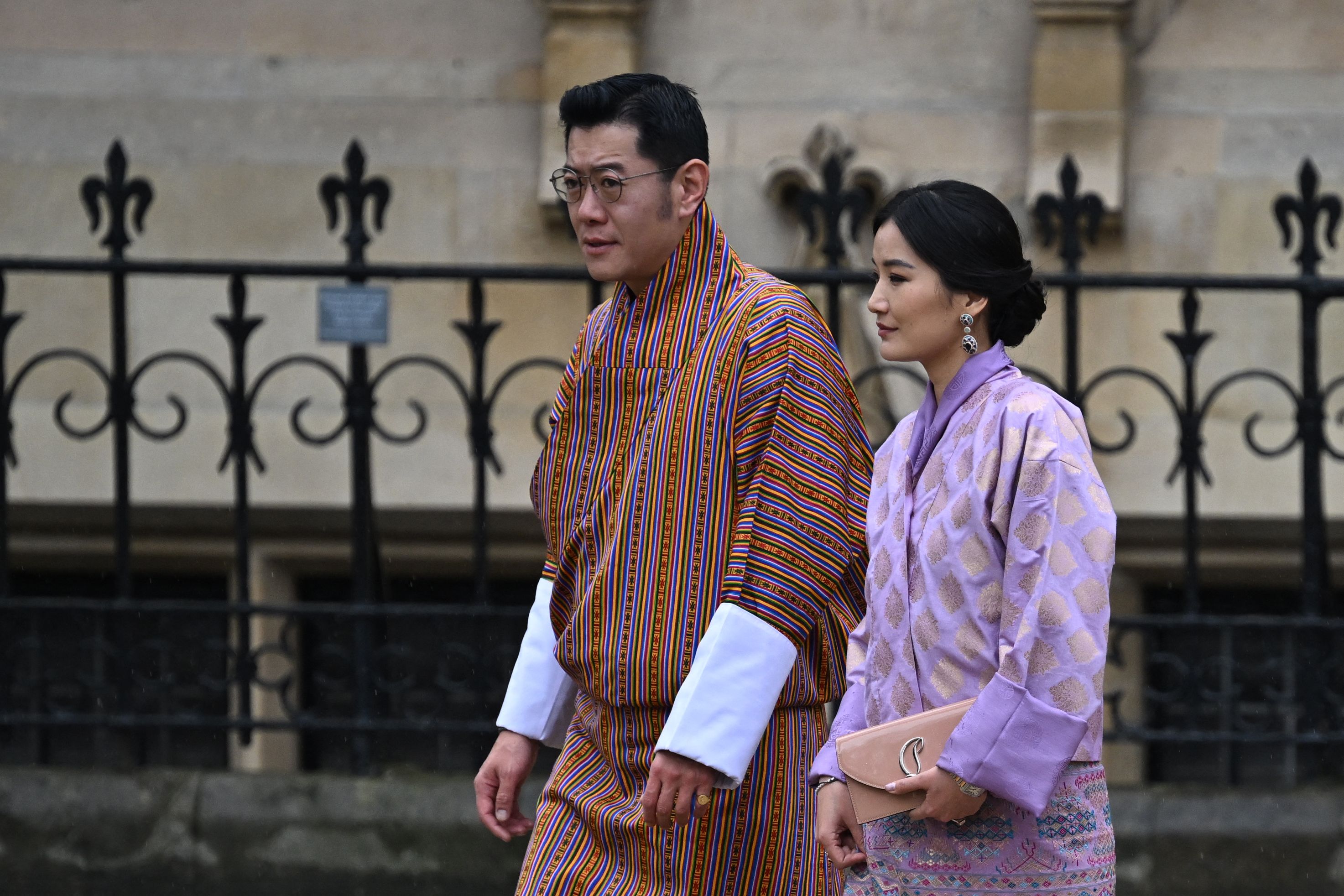 The King of Bhutan also attended the ceremony with his wife