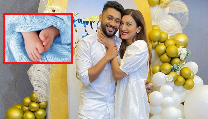 Goahar Khan shared a post on Instagram to inform fans about the birth of a son / File photo