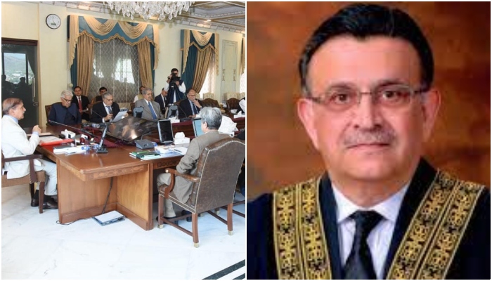 عدل کی اعلیٰ ترین کرسی پربیٹھے شخص کا یہ کہناعدل کے ماتھے پر شرمناک دھبہ ہے: کابینہ اجلاس اعلامیہ— فوٹو:فائل