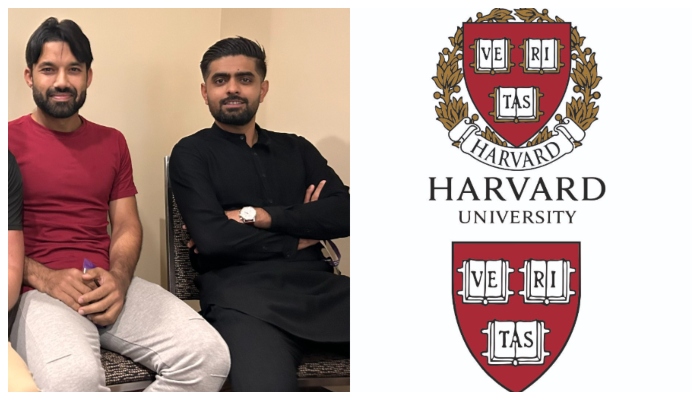 بابر اور رضوان 31 مئی سے3جون تک ہارورڈ یونیورسٹی ایجوکیشن پروگرام میں شرکت کریں گے__ فوٹو: سوشل میڈیا