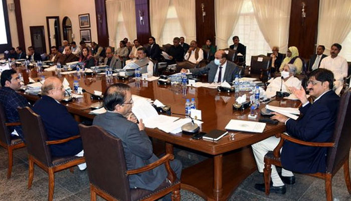 وزیراعلیٰ سندھ مراد علی شاہ کی زیرصدارت کابینہ کا پری بجٹ اجلاس ہوا جس میں آئندہ مالی سال کے لیے بجٹ کی منظوری دی گئی/ فائل فوٹو