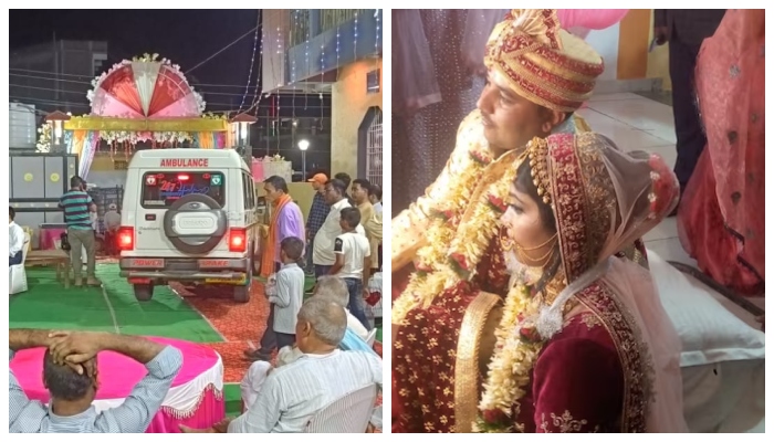 رشتہ داروں کے اصرار کے باوجود چندریش نے شادی کی تاریخ آگے بڑھانے سے منع کردیا اور طے شدہ تاریخ پر ہی شادی کا فیصلہ کیا__فوٹو: بھارتی میڈیا