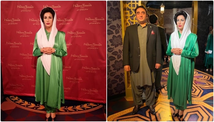 شہید بی بی کا مادام تساؤ میوزیم میں مومی مجسمہ پاکستان کیلئے اعزاز ہے، بلاول بھٹو زرداری— فوٹو: وزارت خارجہ