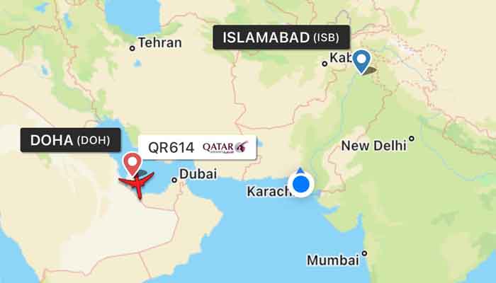 قطر سے اسلام آباد کی پرواز میں ہنگامی صورتحال، طیارے کو واپس دوحا اتار لیا گیا