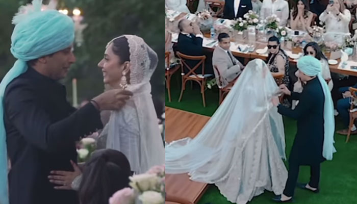 اداکارہ ماہرہ خان کی منیجر انوشے طلحہ خان کی جانب سے سوشل میڈیا پر شادی کی تقریب کی تصاویر اور ویڈیوز جاری کی گئی— فوٹو: اسکرین گریب
