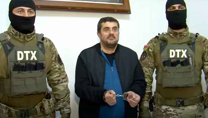 کاراباخ کے سابق صدر ارایک ہروتیونیان نے 2020 میں آذربائیجان اور آرمینیا کے درمیان مسلح تنازع میں علیحدگی پسند حکومت کی قیادت کی تھی: آذربائیجان۔ فوٹو فائل