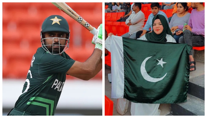 والدہ کوشاہد آفریدی پسند ہیں جب کہ والد جاوید میانداد کے بڑے فین ہیں، یہ اچھا ہے کہ فینز دونوں ٹیموں کو سپورٹ کرتے ہیں: 15 سالہ علیشا__فوٹو: بھارتی میڈیا