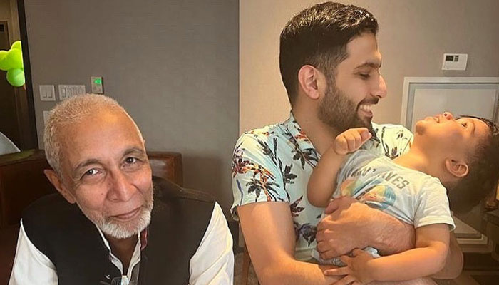 زید علی نے انسٹاگرام پر والد اور بیٹے کے ہمراہ ایک تصویر شیئر کرتے ہوئے مداحوں کو افسوسناک خبر کی اطلاع دی/فوٹوبشکریہ انسٹاگرام