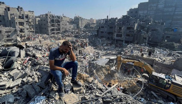 تقریباً ایک ماہ سے جاری جنگ کے باعث شہید فلسطینیوں کی تعداد میں خوفناک حد تک اضافہ ہورہا ہے: یو این ہیومن رائٹس/ فوٹو رائٹرز