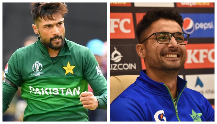 ابرار احمد کو اسکواڈ میں شامل کرنے کا موقع تھا لیکن سننے میں آیا کہ شاداب نے کہا کہ وہ فٹ ہیں اور اگلے میچ کے لیے دستیاب ہیں: محمد عامر__فوٹو: فائل