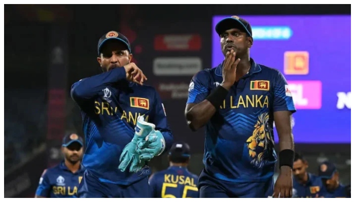 اس ورلڈ کپ میں سری لنکا کو کئی مسائل کا سامنا کرنا پڑا، کپتان داسن شناکا سمیت کئی اہم کھلاڑی ٹورنامنٹ سے باہر ہو گئے__فوٹو: آئی سی سی