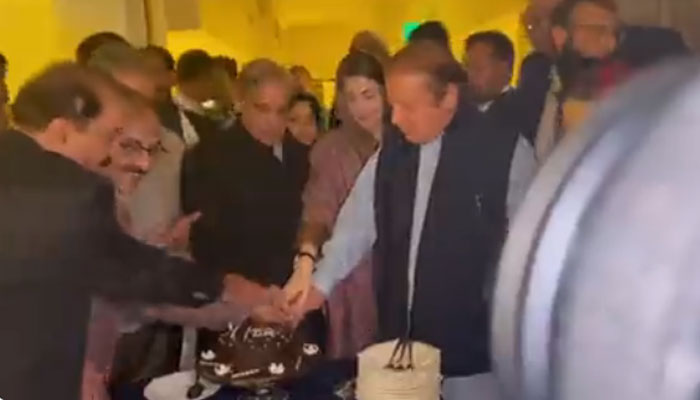 نوازشریف اور شہبازشریف نے ہندوبرادری کو دیوالی کی مبارک باد بھی دی— فوٹو: اسکرین گریب