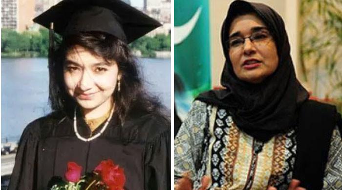 ’جیل کے کمرے کی چابی کھو گئی‘، ڈاکٹر فوزیہ کی بہن عافیہ صدیقی سے ملاقات نہ ہو سکی
