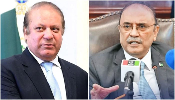 آصف علی زرداری اور  نواز شریف کے درمیان ملاقات آج ہوگی، حکومت سازی کے معاملات پر تبادلہ خیال— فوٹو فائل