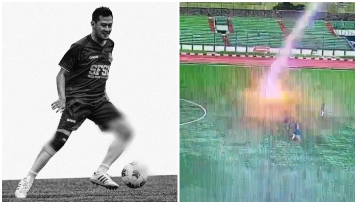 35 سالہ فٹبالر کی شناخت سبطین کے نام سے ہوئی ہے— فوٹو: انڈونیشین میڈیا