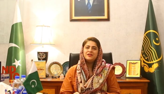 سارہ احمد یہ اعزاز حاصل کرنے والی پہلی پاکستانی خاتون ہیں— اسکرین گریب