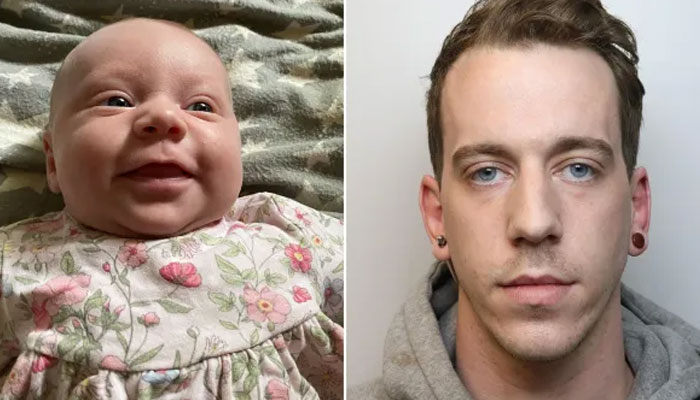 29 سالہ سیموئل وارنوک نے کورونا وائرس لاک ڈاؤن 2021 کے دوران اپنی 3 ماہ کی بیٹی میا کے قتل کا اعتراف کیا/فوٹوبشکریہ سوشل میڈیا