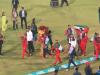 پی ایس ایل کی فاتح یونائیٹڈ کے کھلاڑیوں کا فتح کے بعد جشن، فلسطینی جھنڈے لہرا دیے