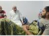 صدر پاکستان ہاکی فیڈریشن کی انجرڈ گول کیپر وقار یونس کی عیادت، علاج کی یقین دہانی