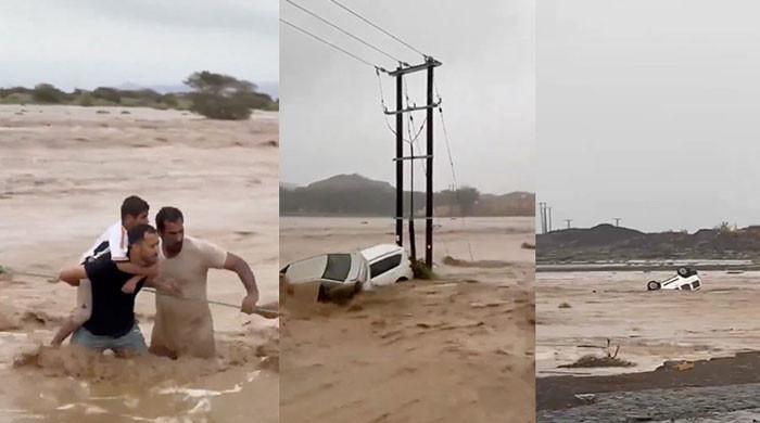 عمان میں شدید بارشوں کے بعد سیلاب نے تباہی مچا دی، بچوں سمیت 17 افراد جاں بحق
