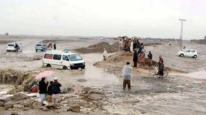 امارات میں طوفانی بارشوں کا سبب بننے والے موسمی نظام نے بلوچستان میں تباہی مچادی