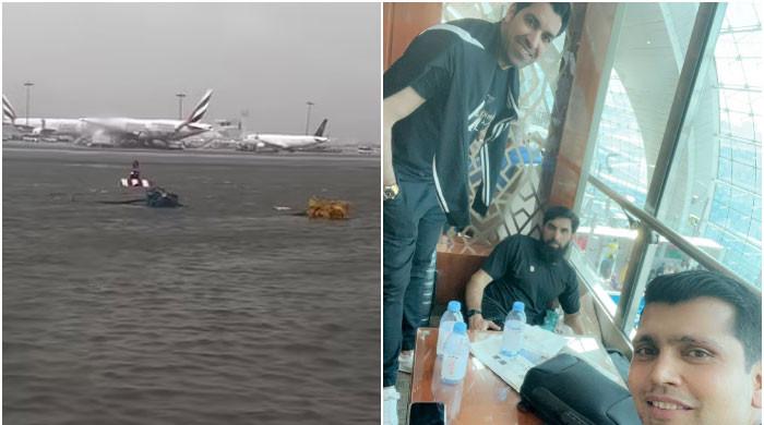 بارشوں کے باعث فلائٹ آپریشن متاثر ہونے سے سابق پاکستانی کرکٹرز دبئی میں پھنس گئے