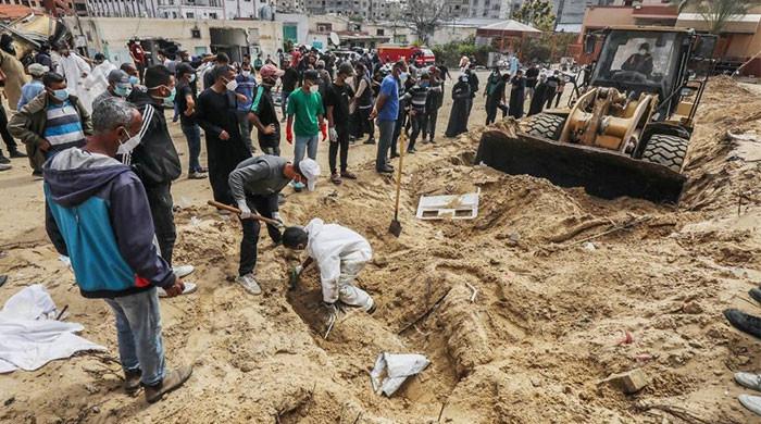 امریکا اور سعودی عرب نے غزہ میں اجتماعی قبروں کی دریافت تشویشناک قرار دیدیا