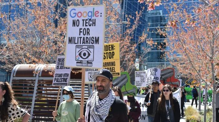 اسرائیل سے معاہدے کیخلاف احتجاج کرنے والے مزید 20 ملازمین کو گوگل نے برطرف کر دیا