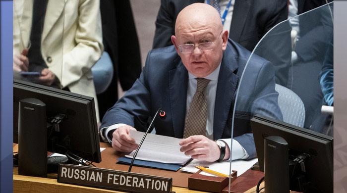 روس نے سلامتی کونسل میں خلا میں ایٹمی ہتھیار رکھنے سے متعلق قرارداد ویٹو کر دی