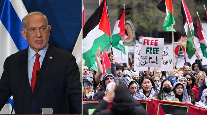 امریکی جامعات میں  فلسطین کے حق میں مظاہروں نے نیتن یاہو کو خوف میں مبتلا کردیا