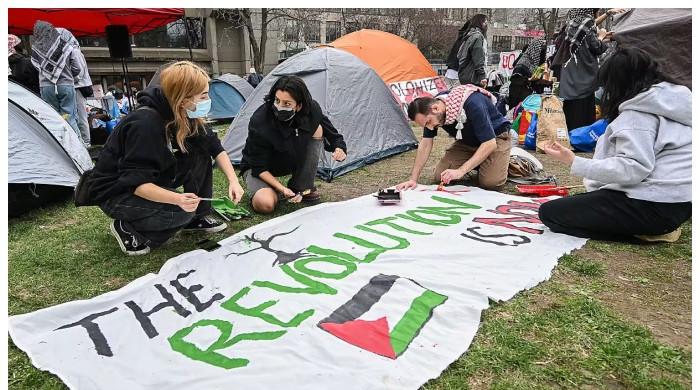 اسرائیلی مظالم کیخلاف امریکی جامعات کا احتجاج کینیڈا تک پہنچ گیا