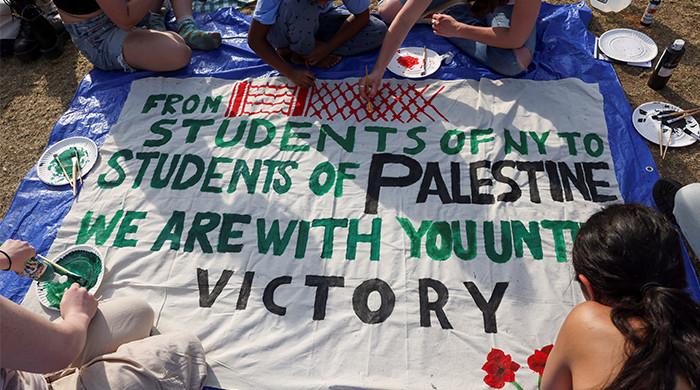فلسطینیوں کے حق میں مظاہرہ، طلبہ اور کولمبیا یونیورسٹی انتظامیہ کے درمیان مذاکرات ناکام