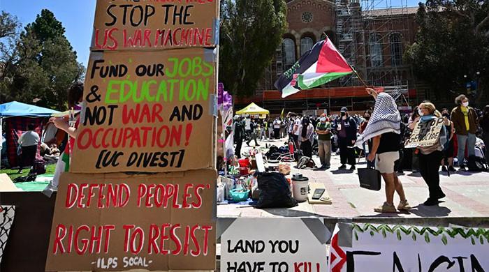 غزہ جنگ: امریکا، کینیڈا، فرانس اور آسٹریلیا سمیت مختلف ملکوں میں طلبہ کا احتجاج جاری