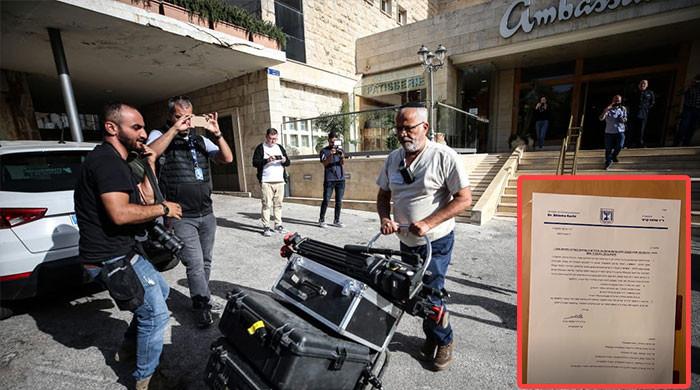 الجزیرہ پر پابندی کے بعد اسرائیلی پولیس کا ٹی وی کے دفتر پر چھاپا، سامان ضبط