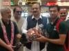 اذلان شاہ ٹورنامنٹ میں سلور میڈیل جیتنے والی قومی ہاکی ٹیم کا وطن واپسی پر استقبال