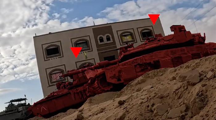 حماس نے اسرائیلی ٹینکوں پر ڈرامائی حملے کی ویڈیو جاری کردی