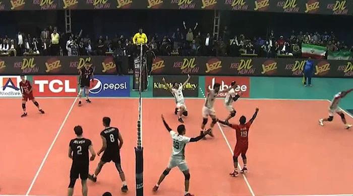 وسطی ایشیا والی بال چیمپئن شپ، ایران کو شکست دیکر پاکستان نے لگاتار پانچویں فتح حاصل کرلی